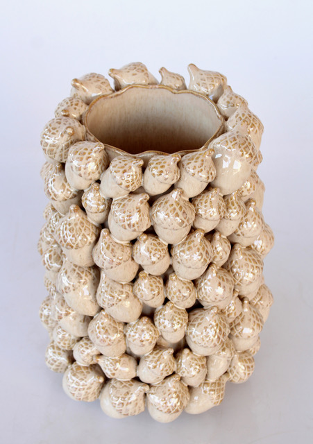X Large Ceramic Acorn Vase